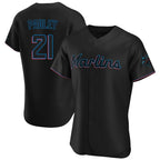 M.Marlins #21 Graham Pauley Player Black Home Limited Elite Fdoa Stitched Jerseys