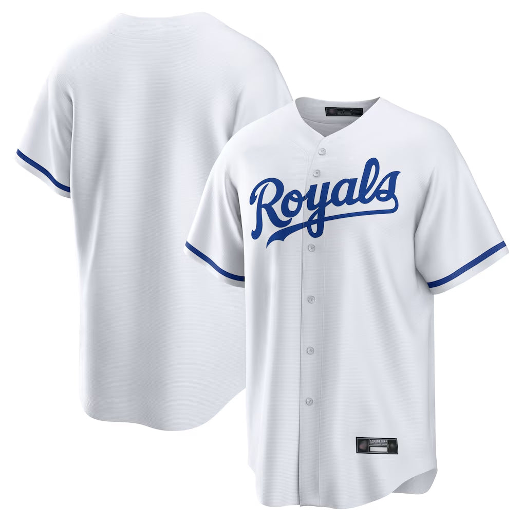 KC.Royals ## Royals Blank Player White Home Game Fdoa Stitched Jerseys