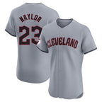 C.Guardians #23 Bo Naylor Player Gray Road Limited Elite Home Fdoa Stitched Jerseys