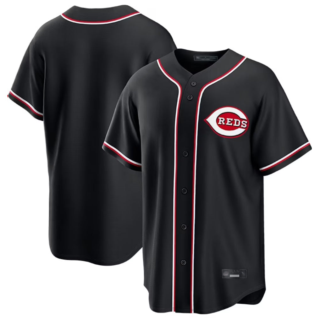 C.Reds ## Red Blank Player Black Fashion Out Home Game Fdoa Stitched Jerseys