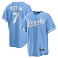 KC.Royals #7 Bobby Witt Jr. Player Light Blue Home Game Fdoa Stitched Jerseys