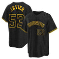 H.Astros #53 Cristian Javier Player Snake Skin City Home Game Fdoa Stitched Jerseys