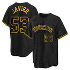 H.Astros #53 Cristian Javier Player Snake Skin City Home Game Fdoa Stitched Jerseys