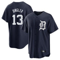 D.Tigers #13 Dillon Dingler Player Navy Game Home Fdoa Stitched Jerseys
