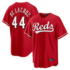 C.Reds #44 Elly De La Cruz Player Red Home Game Fdoa Stitched Jerseys