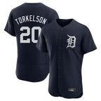 D.Tigers #20 Spencer Torkelson Player Navy Limited Elite Home Fdoa Stitched Jerseys
