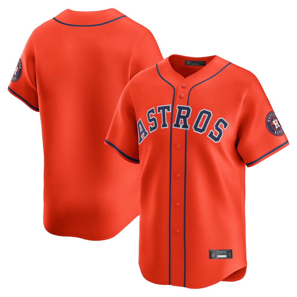H.Astros ## Astros Blank Player Orange Home Limited  Fdoa Stitched Jerseys