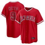 LA.Angels #9 Zach Neto Player Red Home Game Fdoa Stitched Jerseys