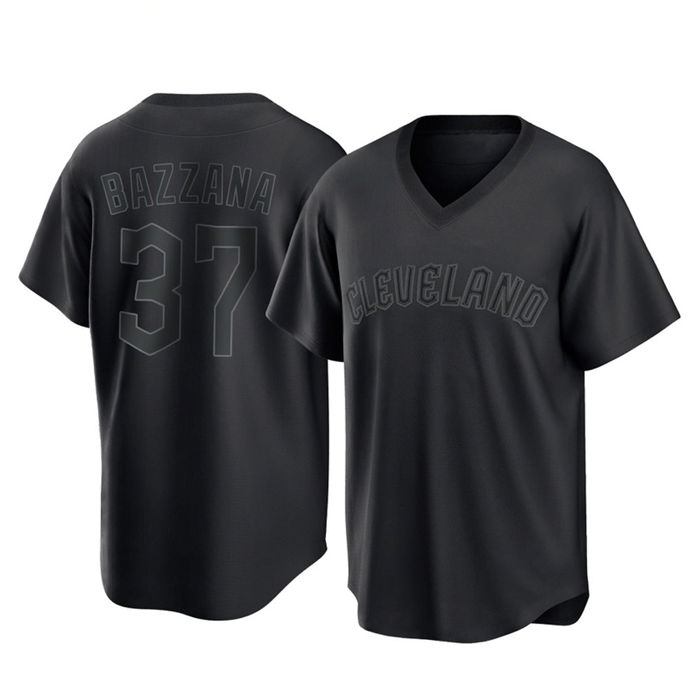 C.Guardians #37 Travis Bazzana Player Black T-shirt Home Game Fdoa Stitched Jerseys
