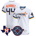 H.Astros #44 Yordan Alvarez Player White City Connect Texas Patch Vapor Premier Limited Elite Home Fdoa Stitched Jerseys