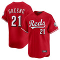 C.Reds #21 Hunter Greene Player Red Home Limited Fdoa Stitched Jerseys