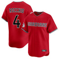 C.Guardians #4 Brayan Rocchio Player Red Limited Home Fdoa Stitched Jerseys