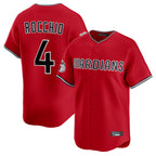 C.Guardians #4 Brayan Rocchio Player Red Limited Home Fdoa Stitched Jerseys