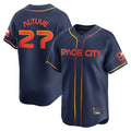 H.Astros #27 Jose Altuve Player Navy City Connect Limited Home Fdoa Stitched Jerseys