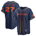 H.Astros #27 Jose Altuve Player Navy City Connect Home Game Fdoa Stitched Jerseys