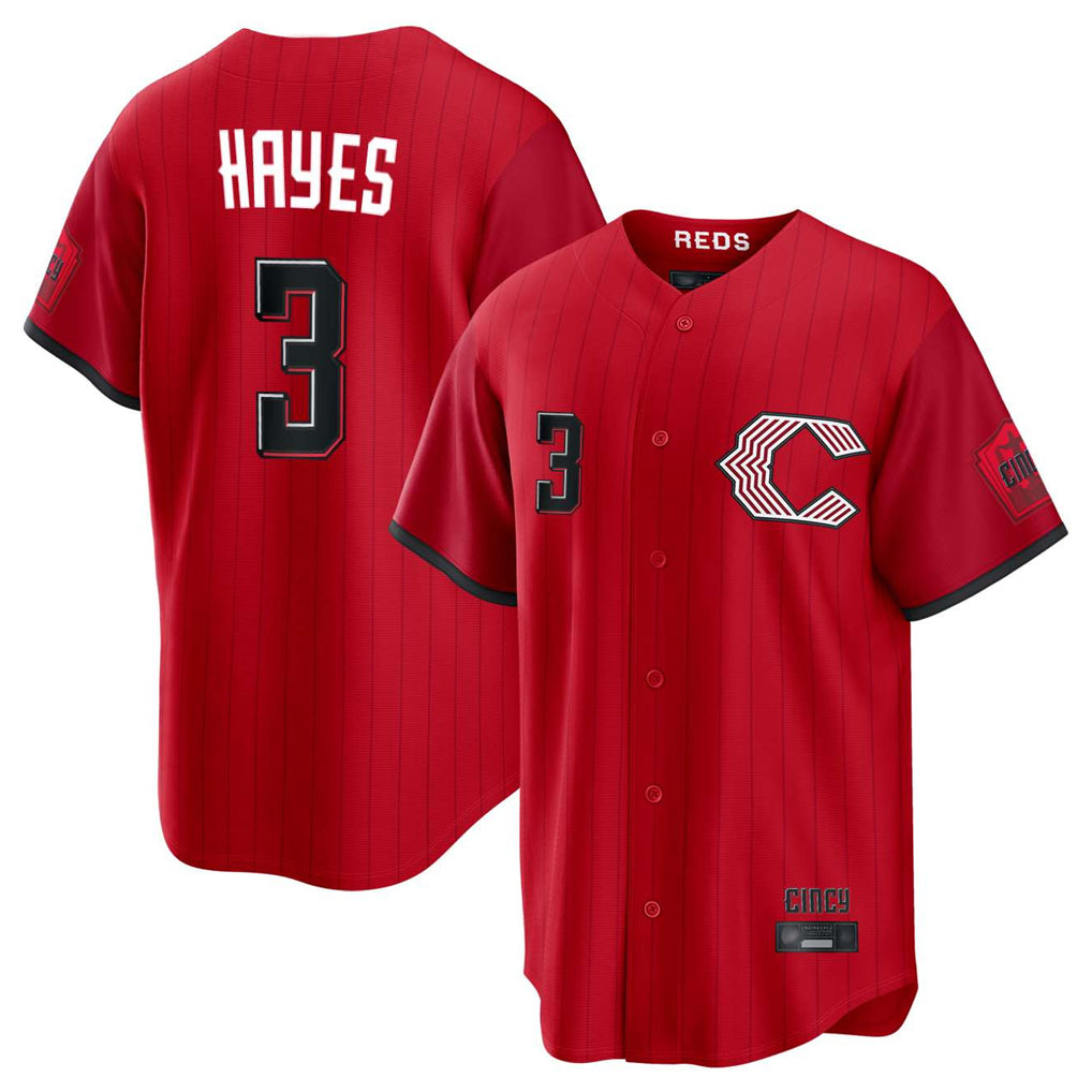 C.Reds #3 Ke'Bryan Hayes Player Red 2026 City Connect Home Game Fdoa Stitched Jerseys