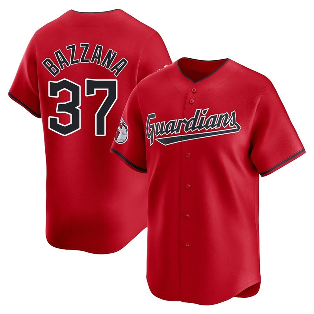 C.Guardians #37 Travis Bazzana Player Red Limited Home Fdoa Stitched Jerseys