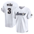 H.Astros #3 Jeremy Pe?a Player White Throwback Cooperstown Collection Limited Fdoa Stitched Jerseys
