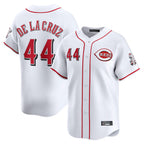 C.Reds #44 Elly De La Cruz Player White Home Limited Fdoa Stitched Jerseys