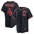 C.Guardians #4 Brayan Rocchio Player Navy Home Game Fdoa Stitched Jerseys