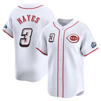 C.Reds #3 Ke'Bryan Hayes Player White Speedway Classic Home Limited Fdoa Stitched Jerseys