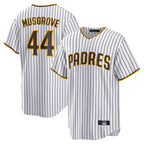 S.Diego Padres #44 Joe Musgrove Player White Home Game Fdoa Stitched Jerseys
