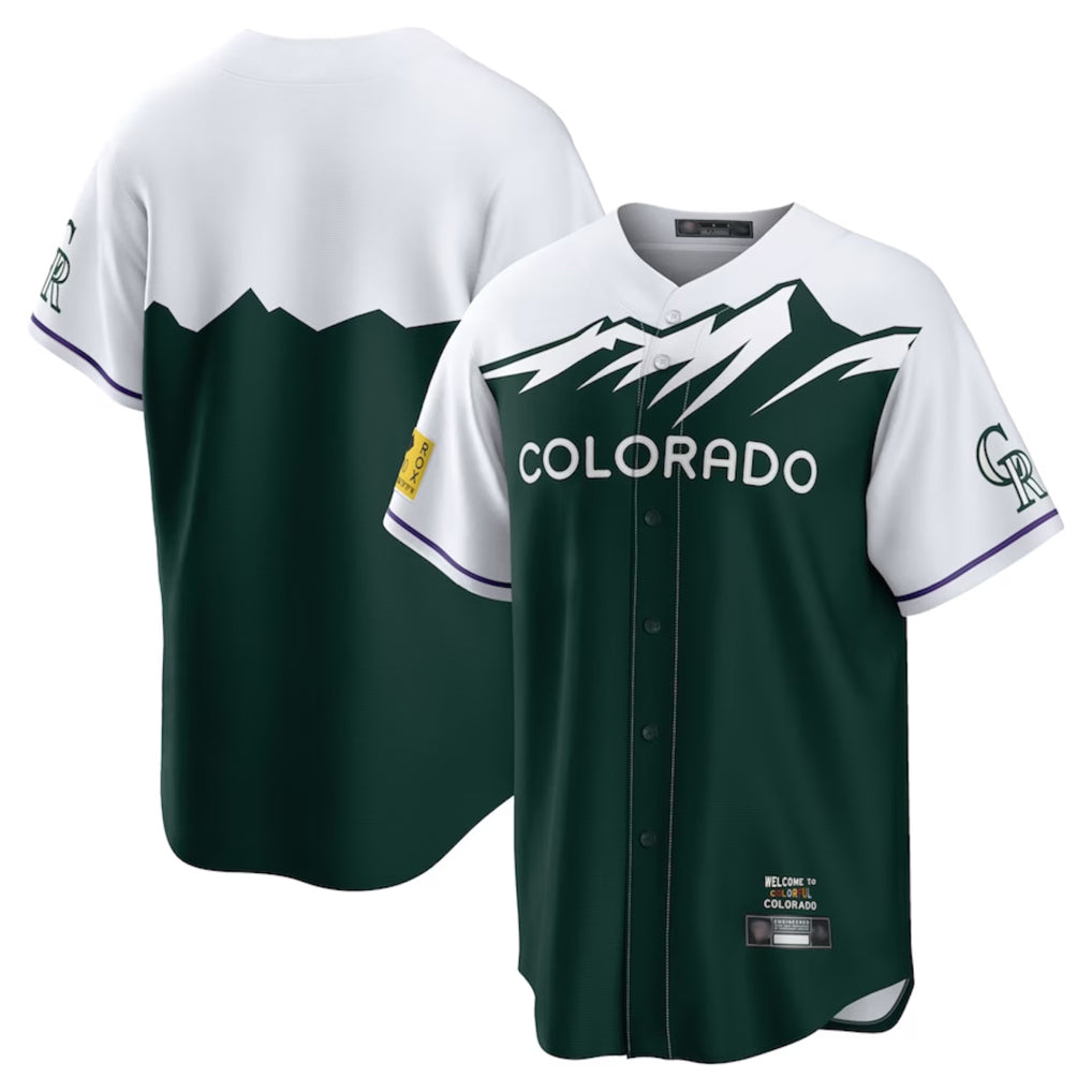 C.Rockies ## Rockies Blank Player Green City Connect Home Game Fdoa Stitched Jerseys