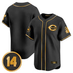 C.Reds ## Red Blank Player Black-Gold Vapor Premier Limited Home Fdoa Stitched Jerseys