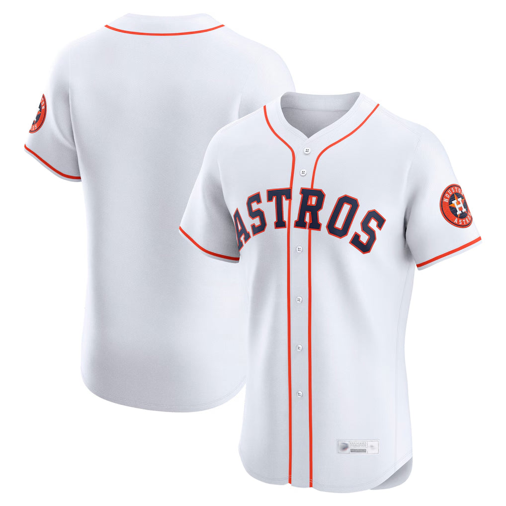 H.Astros ## Astros Blank Player White Home Limited Elite Fdoa Stitched Jerseys