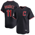 C.Guardians #11 Jose Ramirez Player Navy Limited Home Fdoa Stitched Jerseys
