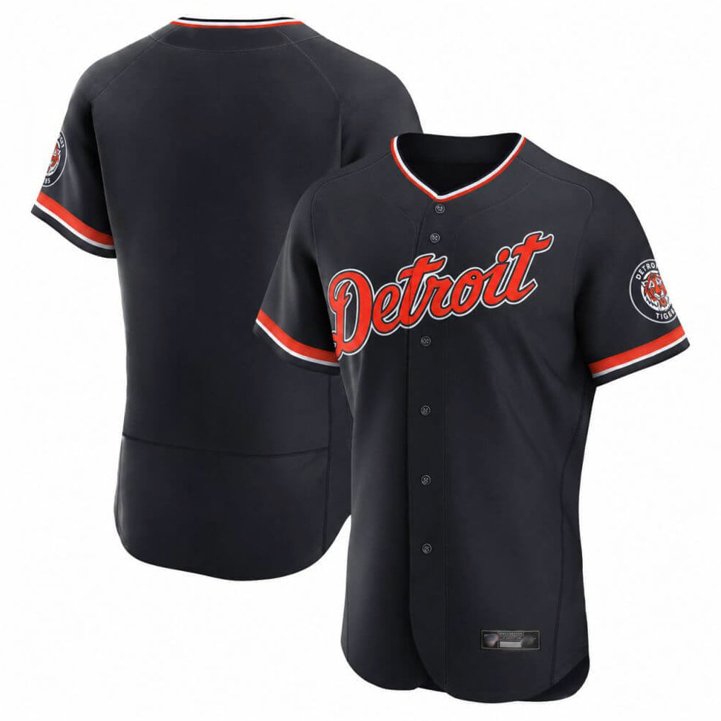 D.Tigers ## Tigers Blank Player Navy Limited Elite Home Game Fdoa Stitched Jerseys