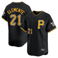 P.Pirates #21 Roberto Clemente Player White Home Game Fdoa Stitched Jerseys