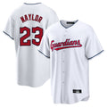 C.Guardians #23 Bo Naylor Player White Home Game Fdoa Stitched Jerseys