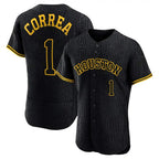 H.Astros #1 Carlos Correa Player Snake Skin City Limited Elite Home Fdoa Stitched Jerseys
