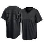 C.Guardians #24 Triston McKenzie Player Black T-shirt Home Game Fdoa Stitched Jerseys