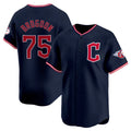 C.Guardians #75 Connor Brogdon Player Navy Limited Home Fdoa Stitched Jerseys