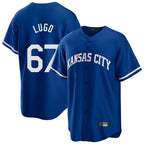 KC.Royals #67 Seth Lugo Player Royal Game Home Fdoa Stitched Jerseys