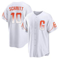 SF.Giants #10 Casey Schmitt Player White City Connect Home Game Fdoa Stitched Jerseys