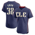 C.Guardians #38 Steven Kwan Player Navy City Connect Limited Elite Home Fdoa Stitched Jerseys