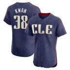 C.Guardians #38 Steven Kwan Player Navy City Connect Limited Elite Home Fdoa Stitched Jerseys
