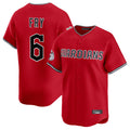 C.Guardians #6 David Fry Player Red Limited Home Fdoa Stitched Jerseys