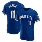 KC.Royals #11 Maikel Garcia Player Royal City Connect Limited Elite Home Game Fdoa Stitched Jerseys