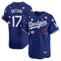 LA.Dodgers #17 Shohei Ohtani Player Royal Tokyo Series Vapor Premier Limited Fdoa Stitched Jerseys