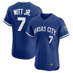 KC.Royals #7 Bobby Witt Jr. Player Royal Limited Elite Home Fdoa Stitched Jerseys