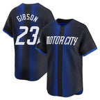 D.Tigers #23 Kirk Gibson Player Navy City Connect Home Limited Fdoa Stitched Jerseys