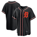 D.Tigers ## Tigers Blank Player Black Fashion Out Home Game Fdoa Stitched Jerseys