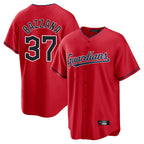 C.Guardians #37 Travis Bazzana Player Red Home Game Fdoa Stitched Jerseys