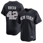 NY.Yankees #42 Mariano Rivera Player Navy Limited Home Fdoa Stitched Jerseys