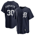 D.Tigers #30 Kerry Carpenter Player Navy Game Home Fdoa Stitched Jerseys