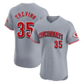 C.Reds #35 Jose Trevino Player Gray Limited Elite Home Fdoa Stitched Jerseys